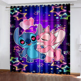2025 NEW Stitch Curtains Blackout Window Treatments Drapes for Room Decoration